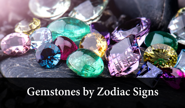 Gemstones by zodiac signs